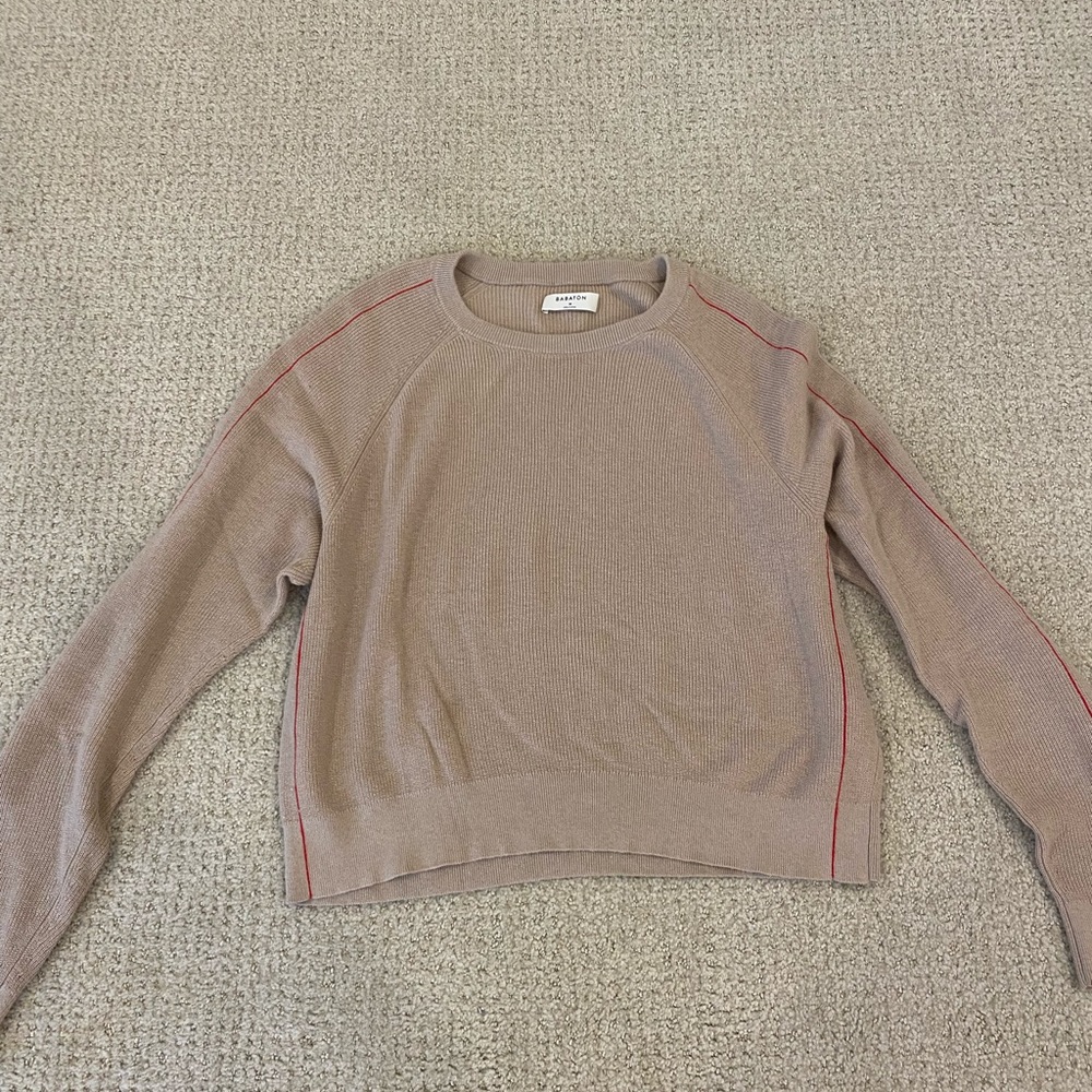 Aritzia babaton tan sweater